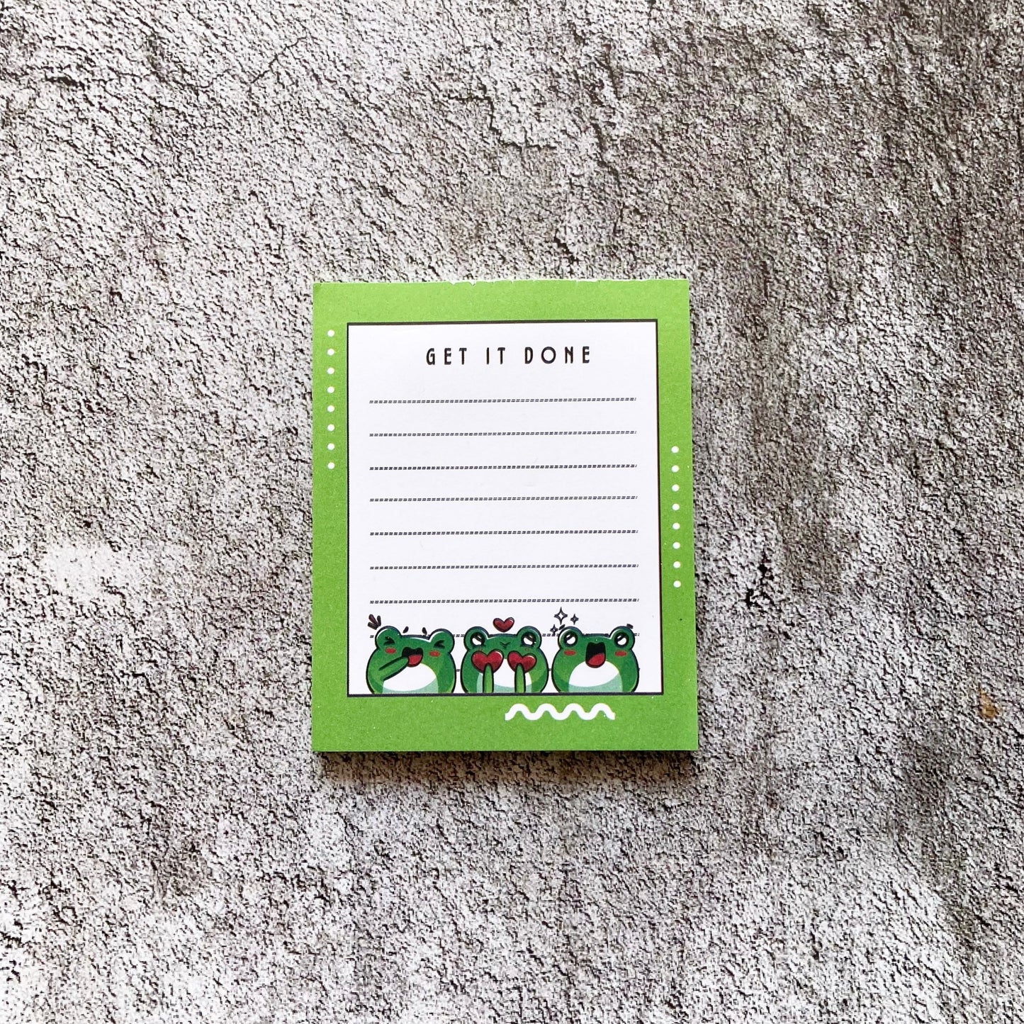 Notepad Kawaii - Green