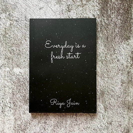 Personalized Notebook - Everyday is a fresh start
