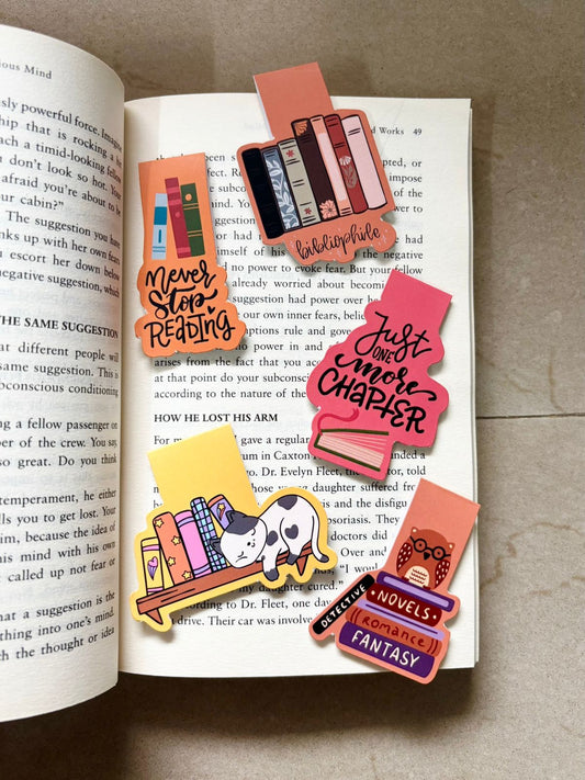 Pack of 5 Magnetic Bookmarks - Creative Books