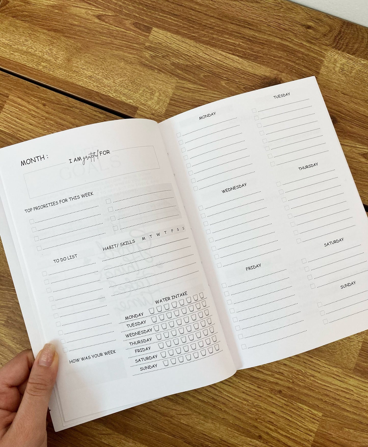 Softcover Undated Annual Planner – Faith | Freebies included