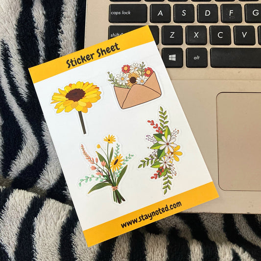 Sticker Sheet - Aesthetic Floral