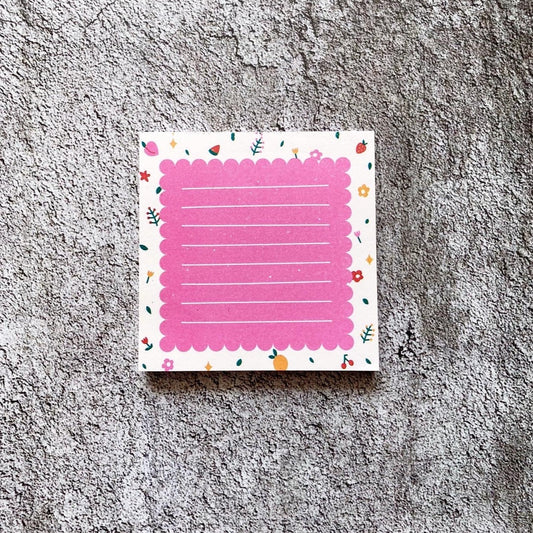 Mini Notepad - All Pink