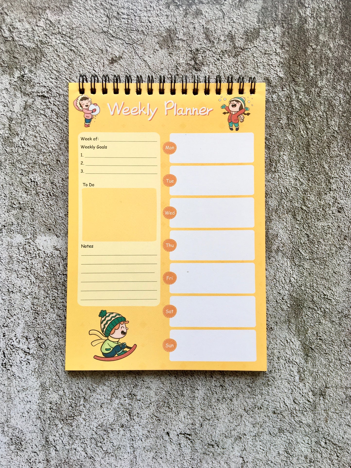 Weekly Planner - Snowboard