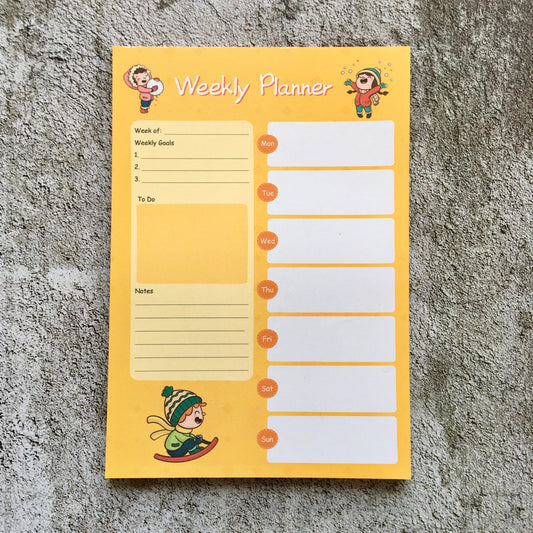 Weekly Planner -  Snowboard