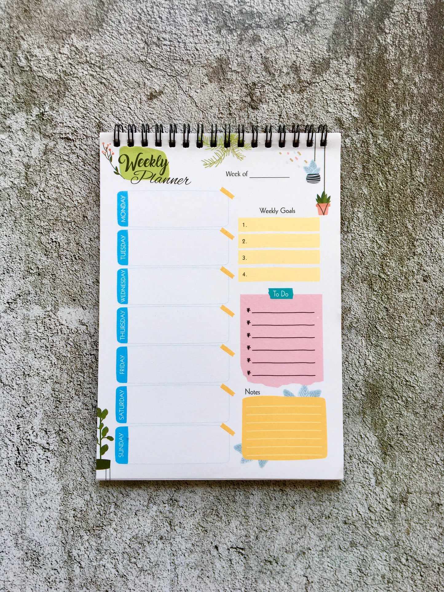 Weekly Planner - Botanical