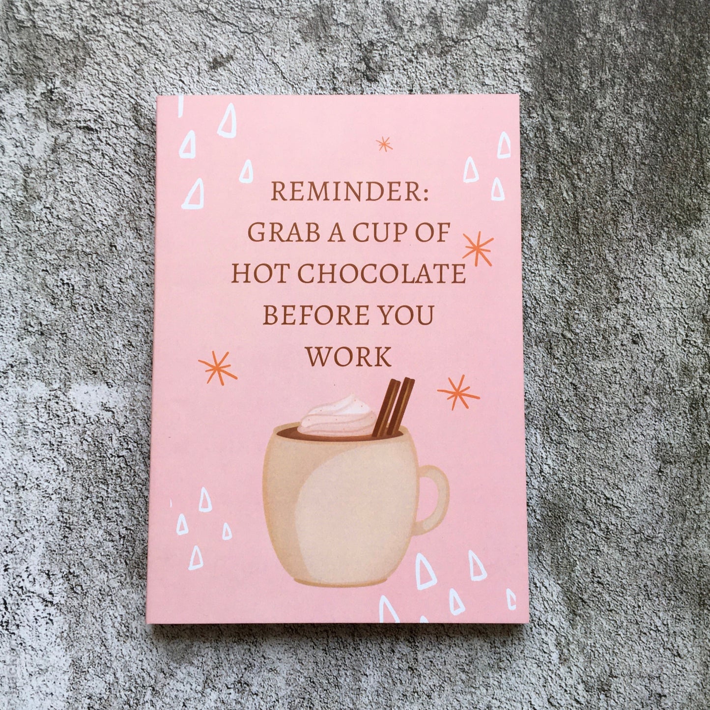 Softcover Notebook - Hot Chocolate