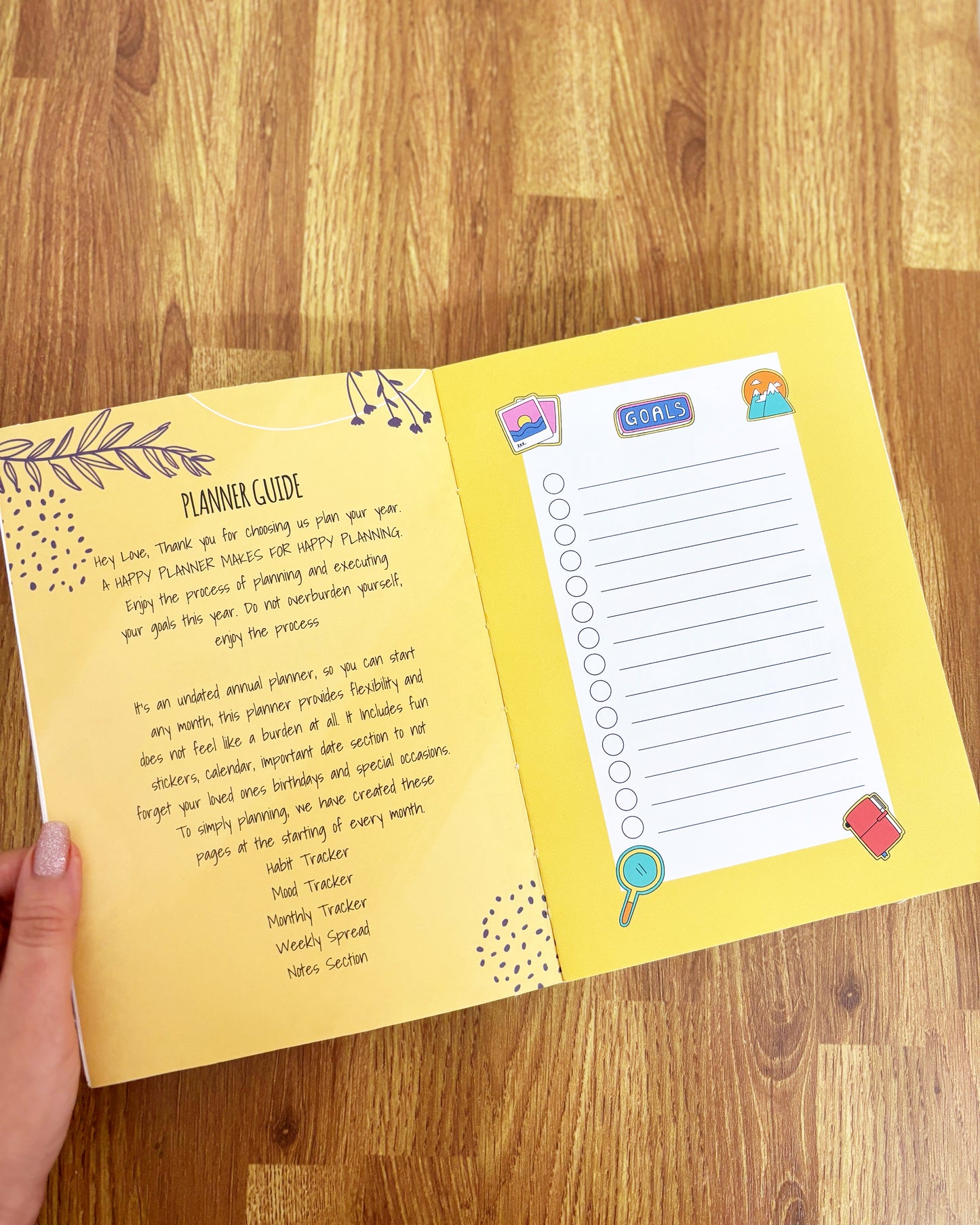 Annual Planner Bundle - Floral Escape | Personalized