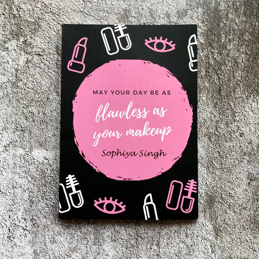 Personalized Hardcover  Notebook - Makeup