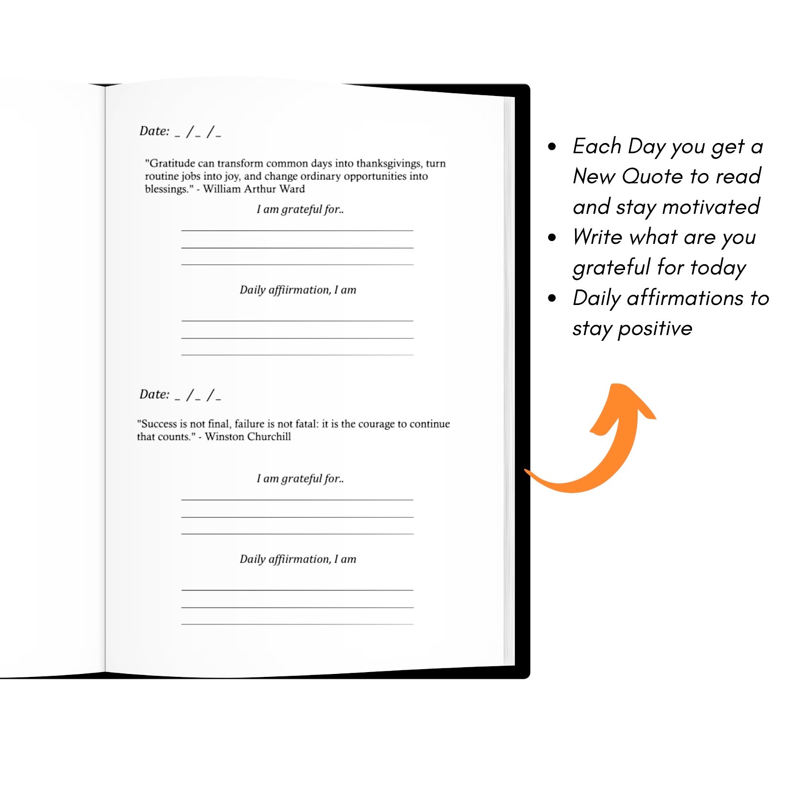 Prompts for Gratitude Journal