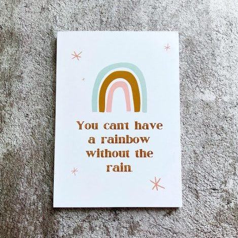 Softcover Notebook - Rainbow without the rain