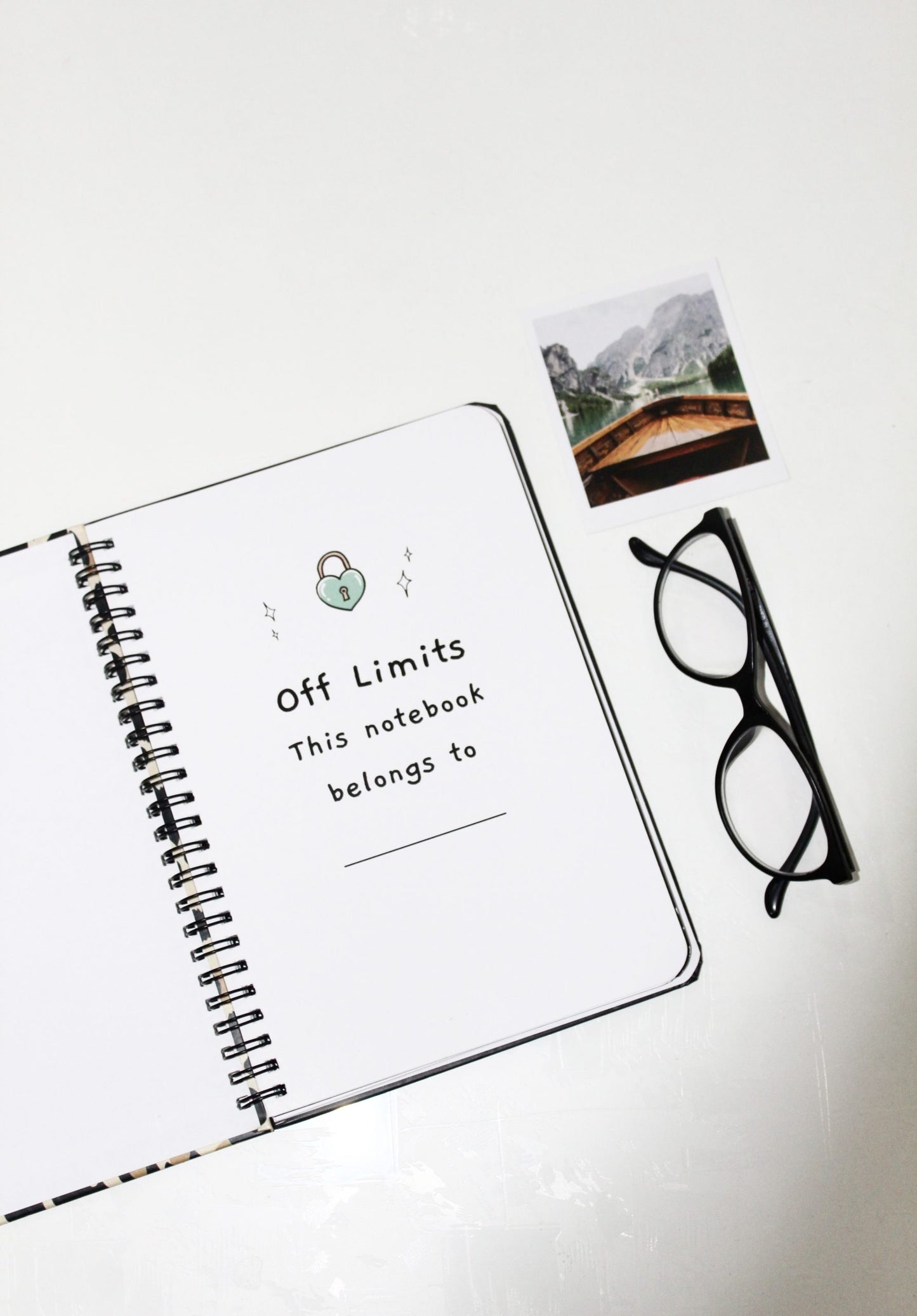 Hardcover Wiro Notebook - Animal Print