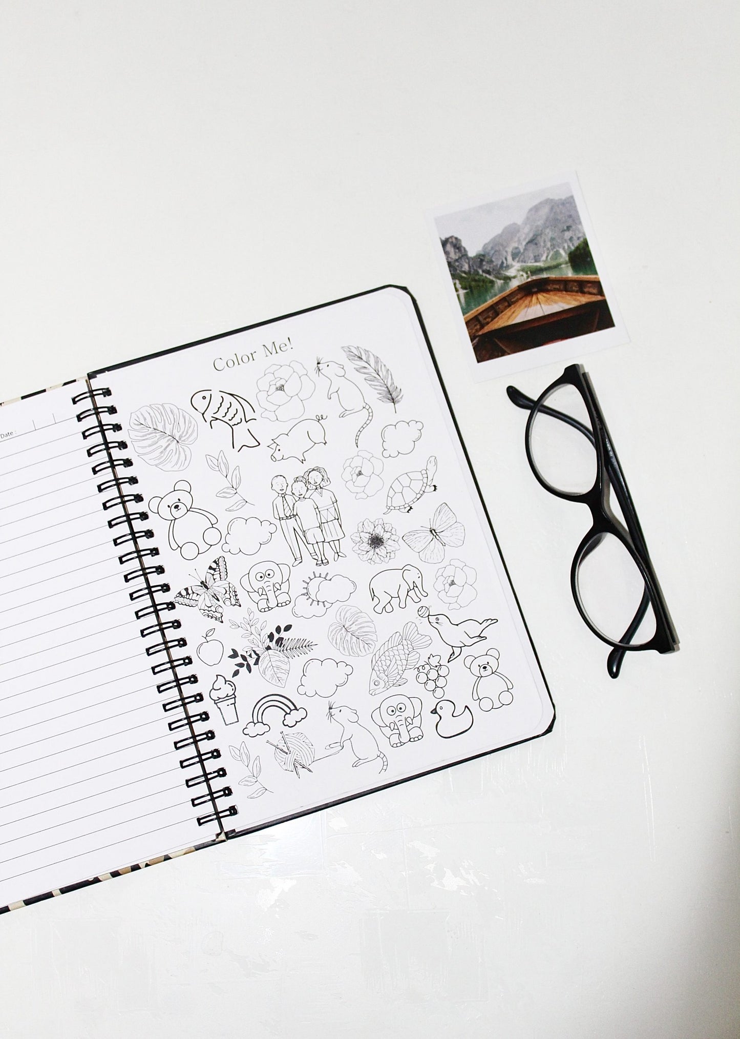 Hardcover Wiro Notebook - Animal Print