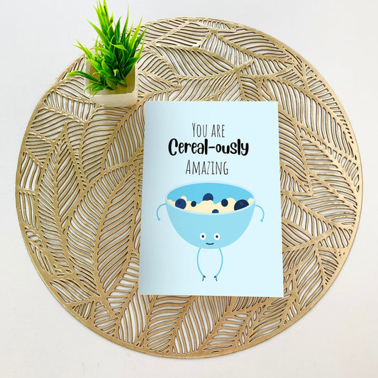 Softcover  Notebook - Cereal:-ously Amazing