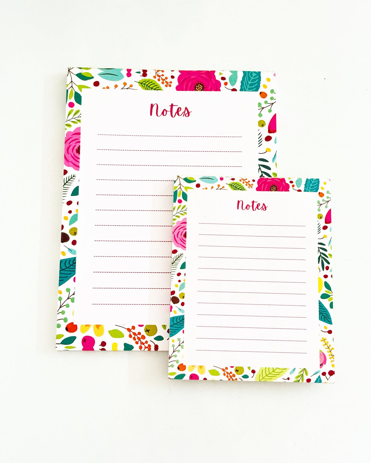 Pack of 2 Floral Note Pad