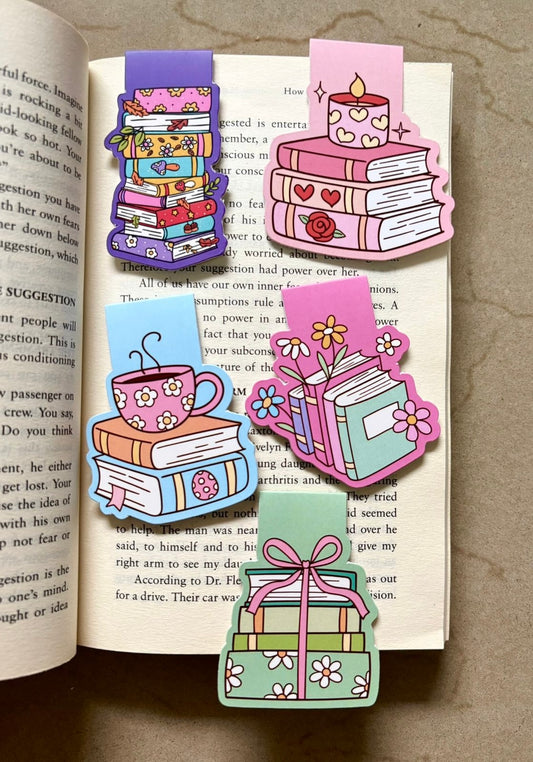 Pack of 5 Magnetic Bookmarks - Creative Books