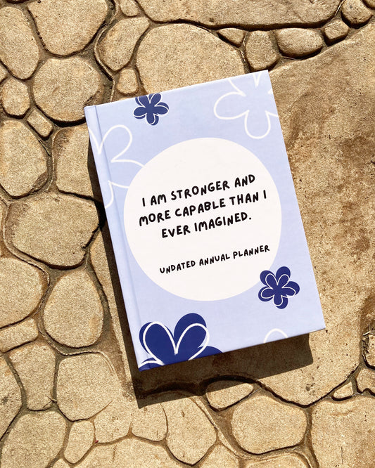 Undated Annual Planner - I am stronger