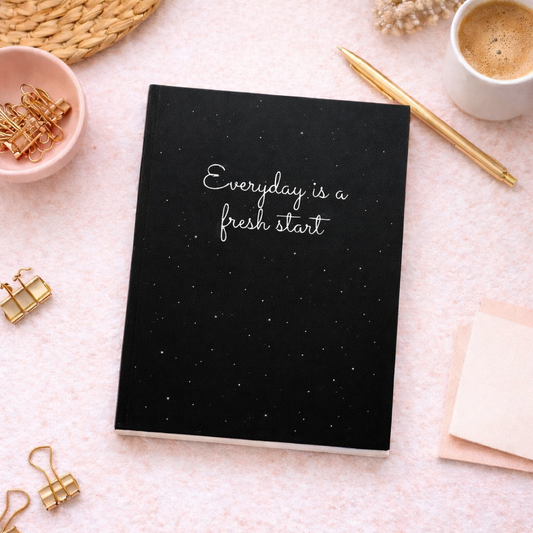 Softcover  Notebook - Everyday is a fresh start