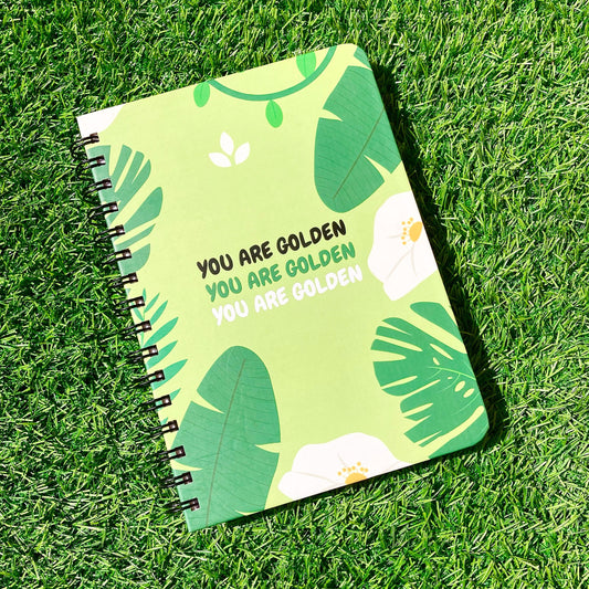 Hardcover Wiro Notebook - You are golden 250 Pages