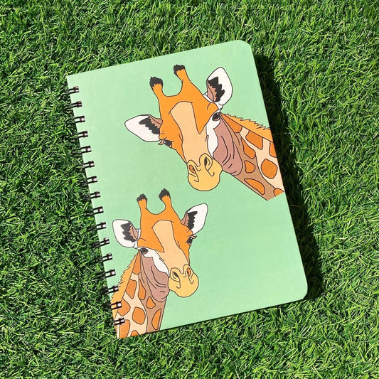 Hardcover Wiro Notebook - Giraffe 250 Pages