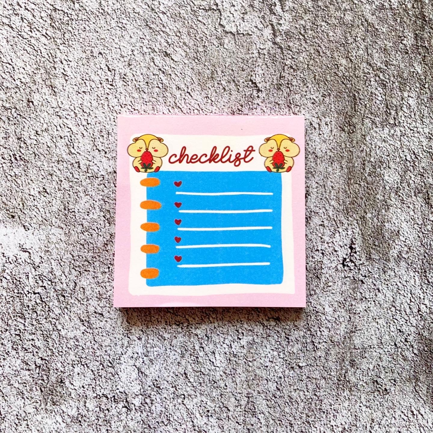 Min Notepad Sticker Mini Notepad - Cartoon – Stay Noted Creations Private Limited