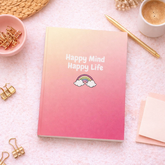 Softcover  Notebook - Happy Mind