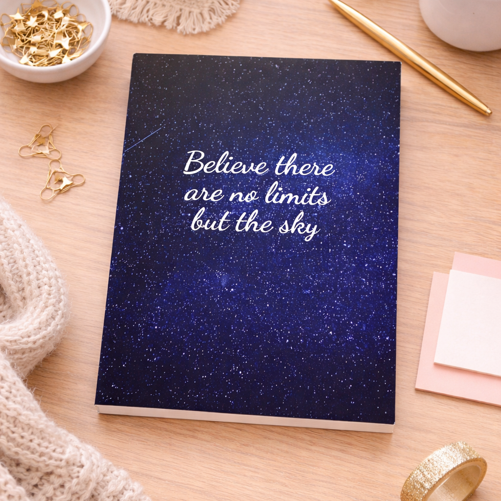 Softcover  Notebook - Believe there are no limits