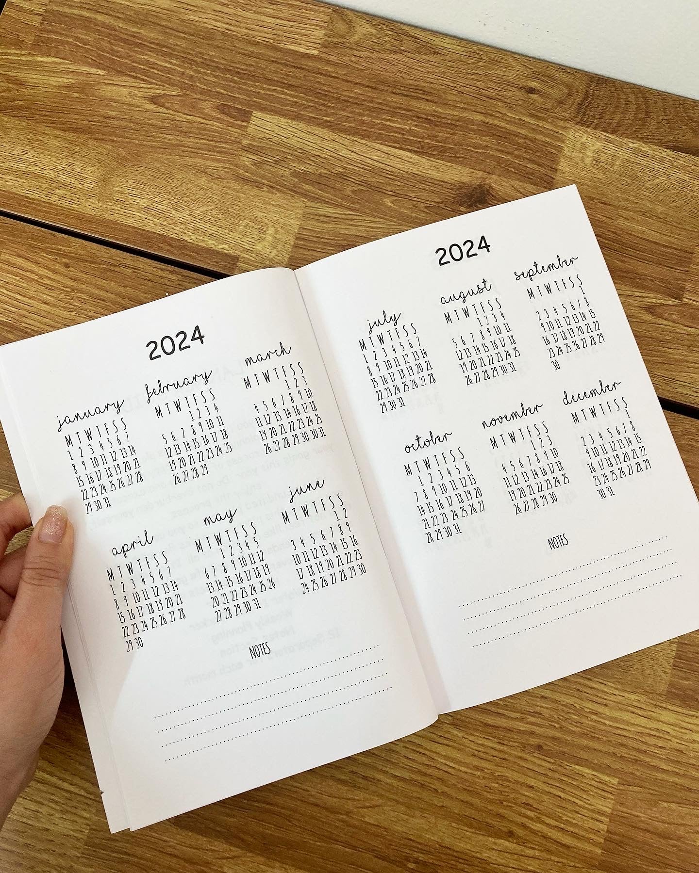 Softcover Undated Annual Planner  – Stay Focused  | Freebies included