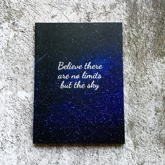 Softcover  Notebook - Believe there are no limits