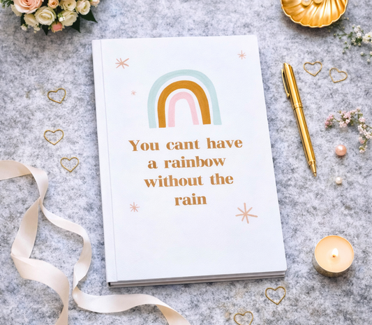 Softcover  Notebook - Rainbow without the rain