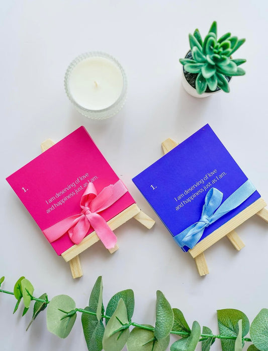 Affirmation Calendar - Pink and Blue