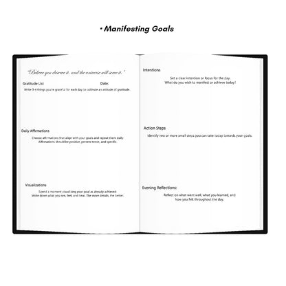 Manifestation Journal -  Premium Gold Foiling | FREE Tote Bag, Posters & Stickers