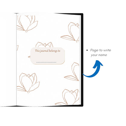 Daily Journal - Blue with Premium Gold Foiling | FREE Keychain, Posters & Stickers