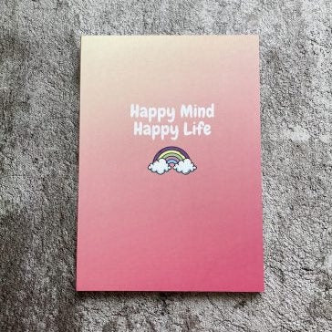 Softcover  Notebook - Happy Mind