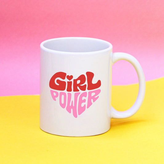Coffee Mug -  Girl Power Heart