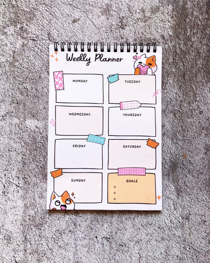 Weekly Planner - Cute Kitty